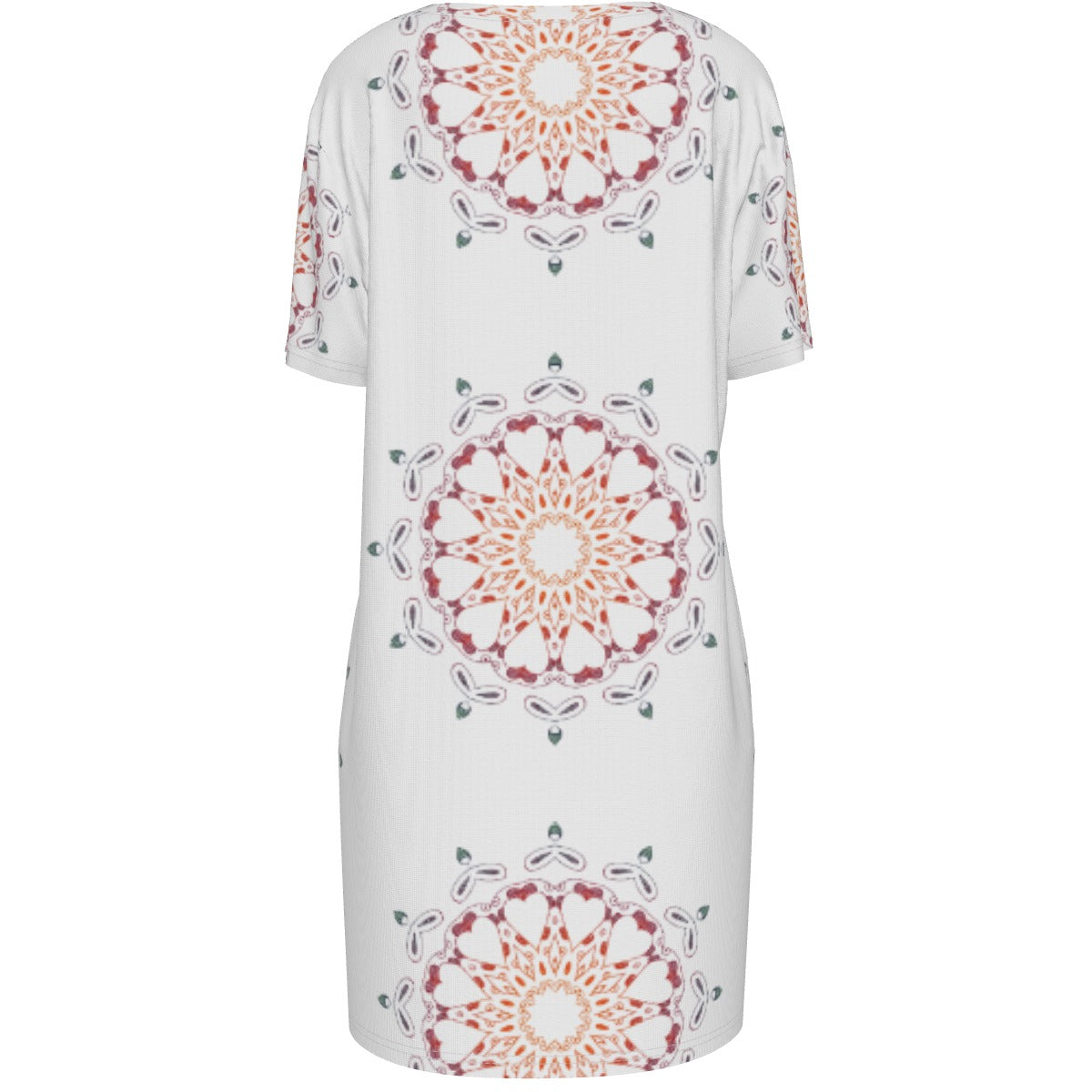 Panther Hearts T-Shirt Tie Dress - Ash