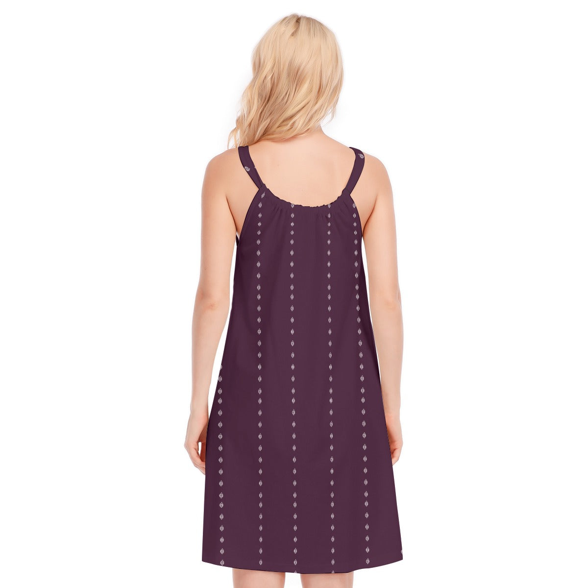 Ogee Pinstripe Cotton Cami Dress