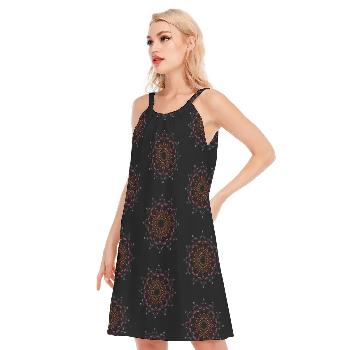 Panther Hearts Cotton Cami Dress- Lusa