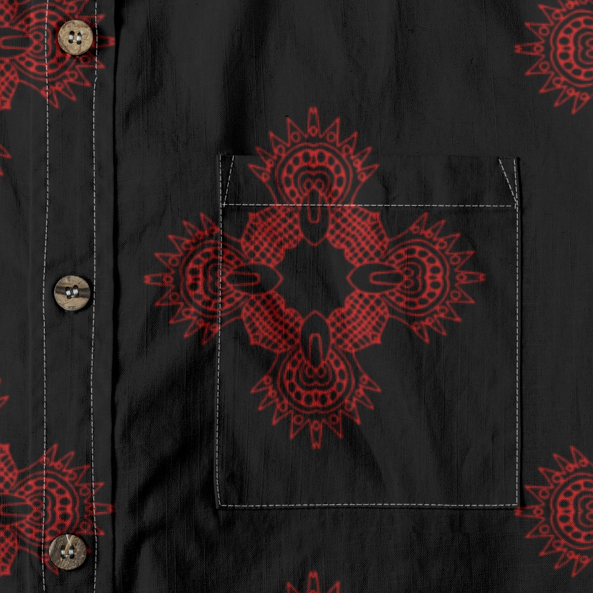 Masali Short Sleeve Cotton Buttonup