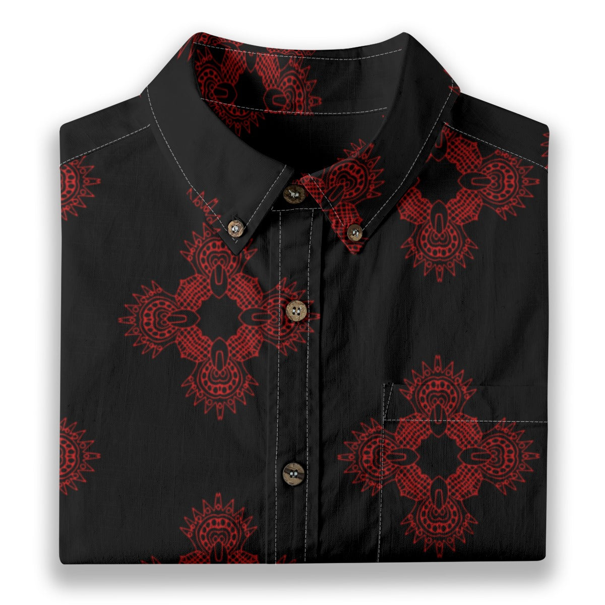 Masali Short Sleeve Cotton Buttonup