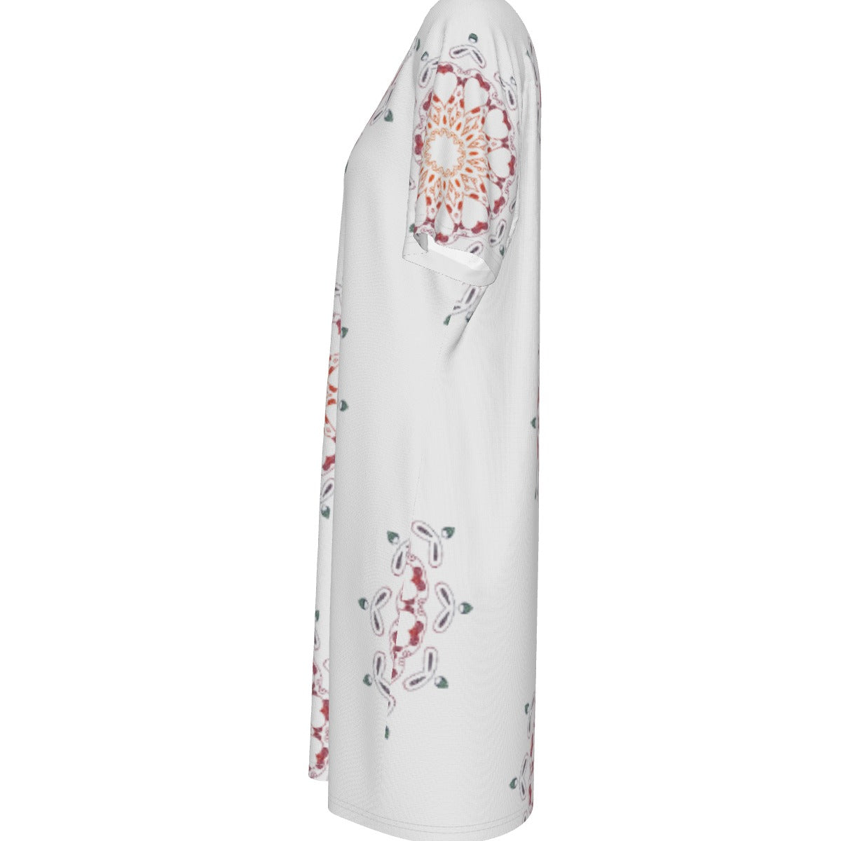 Panther Hearts T-Shirt Tie Dress - Ash